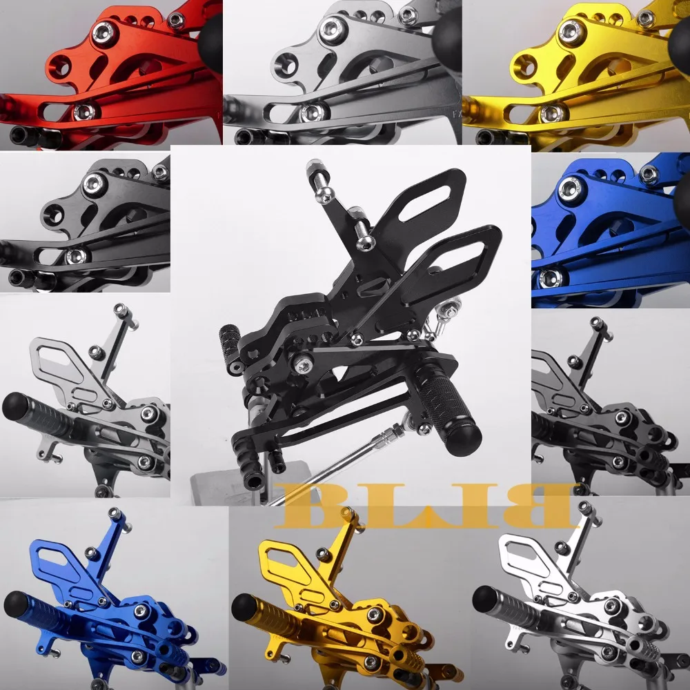 

8 Colors For Kawasaki ZX10R 2004-2005 CNC Adjustable Rearsets Rear Set Motorcycle Footrests Hot Sale High-quality Moto Pedals