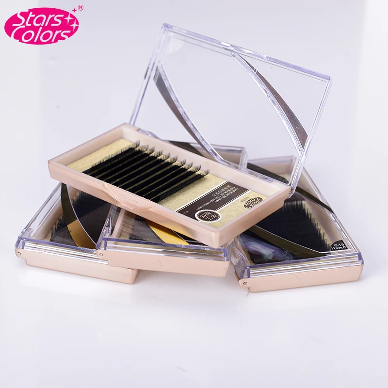 

Stars Colors Beautiful False eyelash super soft and comfortable natural naked makeup lasting imitated mink Fake eyelashes