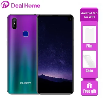 Перейти на Алиэкспресс и купить Смартфон Cubot Max 2, 6,8 дюйма, Android 9,0, 19:9, Восьмиядерный MT6762, 5000 мАч, 4 Гб + 64 ГБ, 6P объектив, 4G LTE