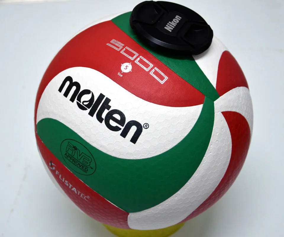 Розничная, новинка, фирменный мягкий мяч для касаться волейбол, VSM5000, размер 5, качественный Волейбольный мяч, с сетчатой сумкой+ игла