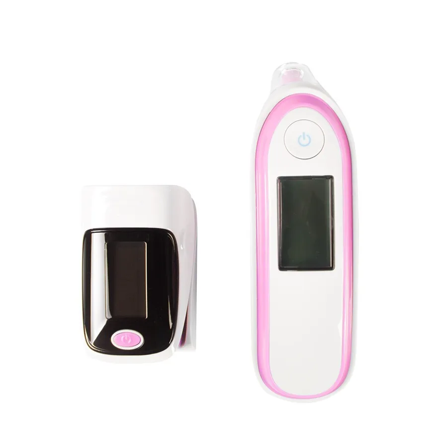 

Medical health Care Infrared Thermometer Baby Adult Ear oximeter Fingertip SPO2 Pulse De Pulso De Dedo LCD Digital IRT1