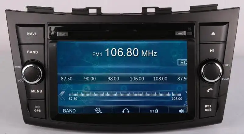 Sale 7" Car DVD player with GPS(optional),audio Radio stereo,USB/SD,AUX,BT/TV,car multimedia headunit for SUZUKI SWIFT 2011 2012 3