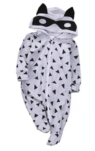 Newborn Kids Baby Boy Girl Infant Autumn&Winter Cartoon Long Sleeve Romper Jumpsuit Hooded Clothes Outfit