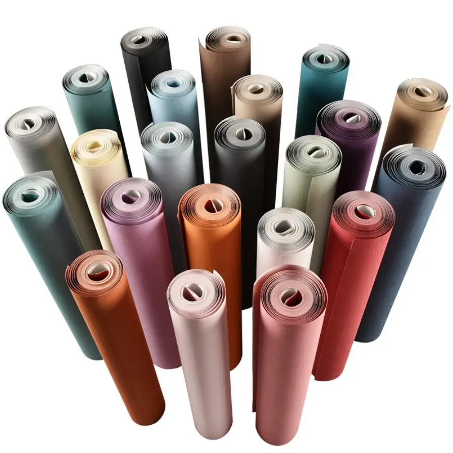 

2019 New Arrival Classic Solid Wallpaper Living Room Bedroom Decor Wallpapers Kids Room Wall Papers Rolls Home Decor Behang W141