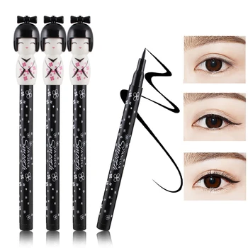 

YANQINA black eyeliner pencil baby Doll style waterproof long lasting super slim liquid eyeliner pen YAN018