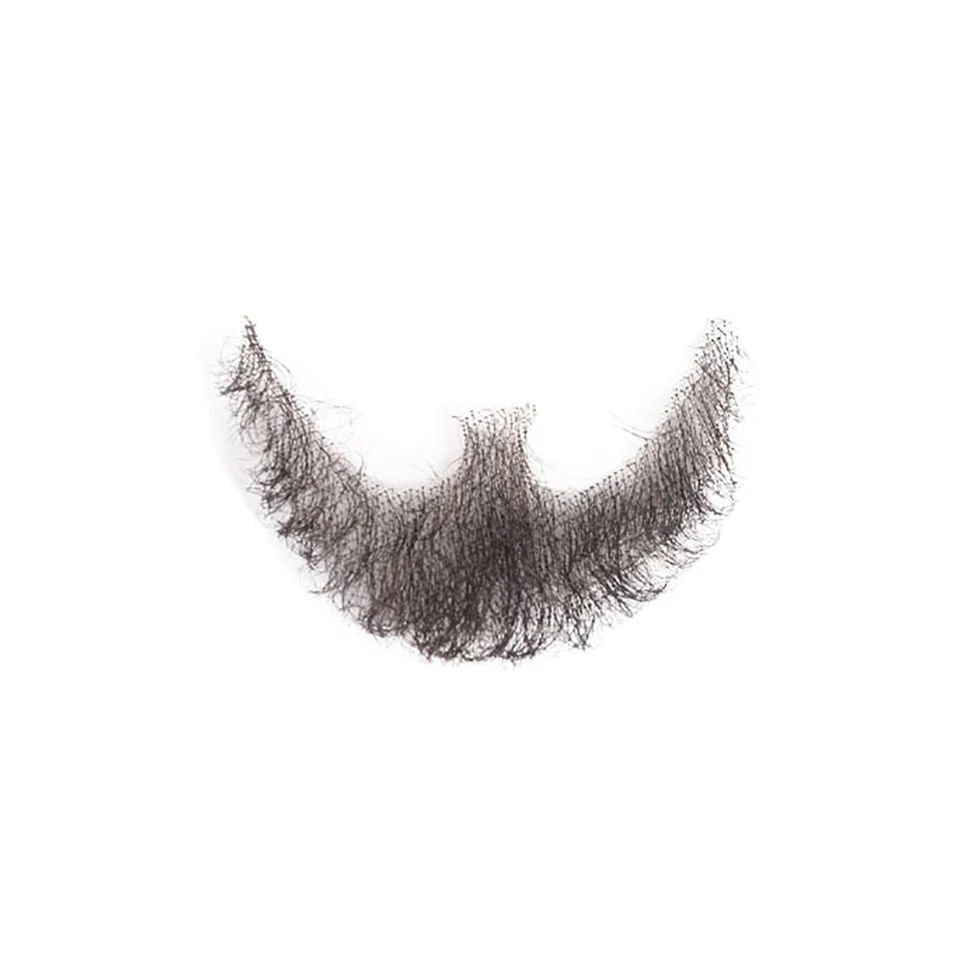 Allaosify Puro Fatto A Mano All'uncinetto Falsa Barba per Gli Uomini Trucco per il Partito/Movie Prop/Intrattenimento/Dramma