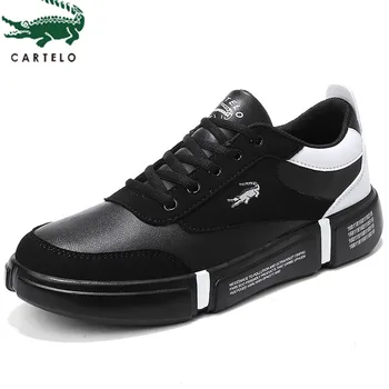

CARTELO sports and leisure men's shoes, men's low to help, non-slip wear, Korean fashion trends increase