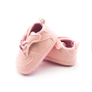 

Soft Bottom Soled PU Booty Shoes First Walker Unisex First Walkers Spring Autumn Toddler Prewalker All For Newborns 3-12M #05