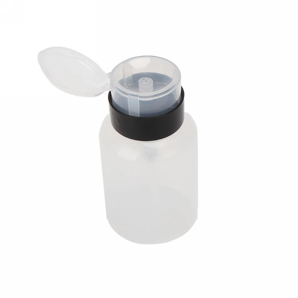 

200ML Nail Polish Remover Cleaner Liquid Bottle Empty Pump Dispenser Bottle Container Travel Use Equipment