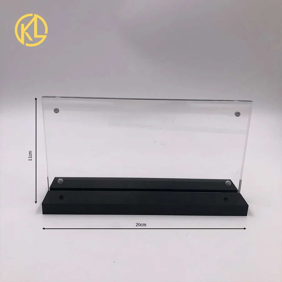 Good Selling free shipping Nice Cheap double side visible Acrylic Dispaly Frame for gold Banknote good display decoration | Дом и сад