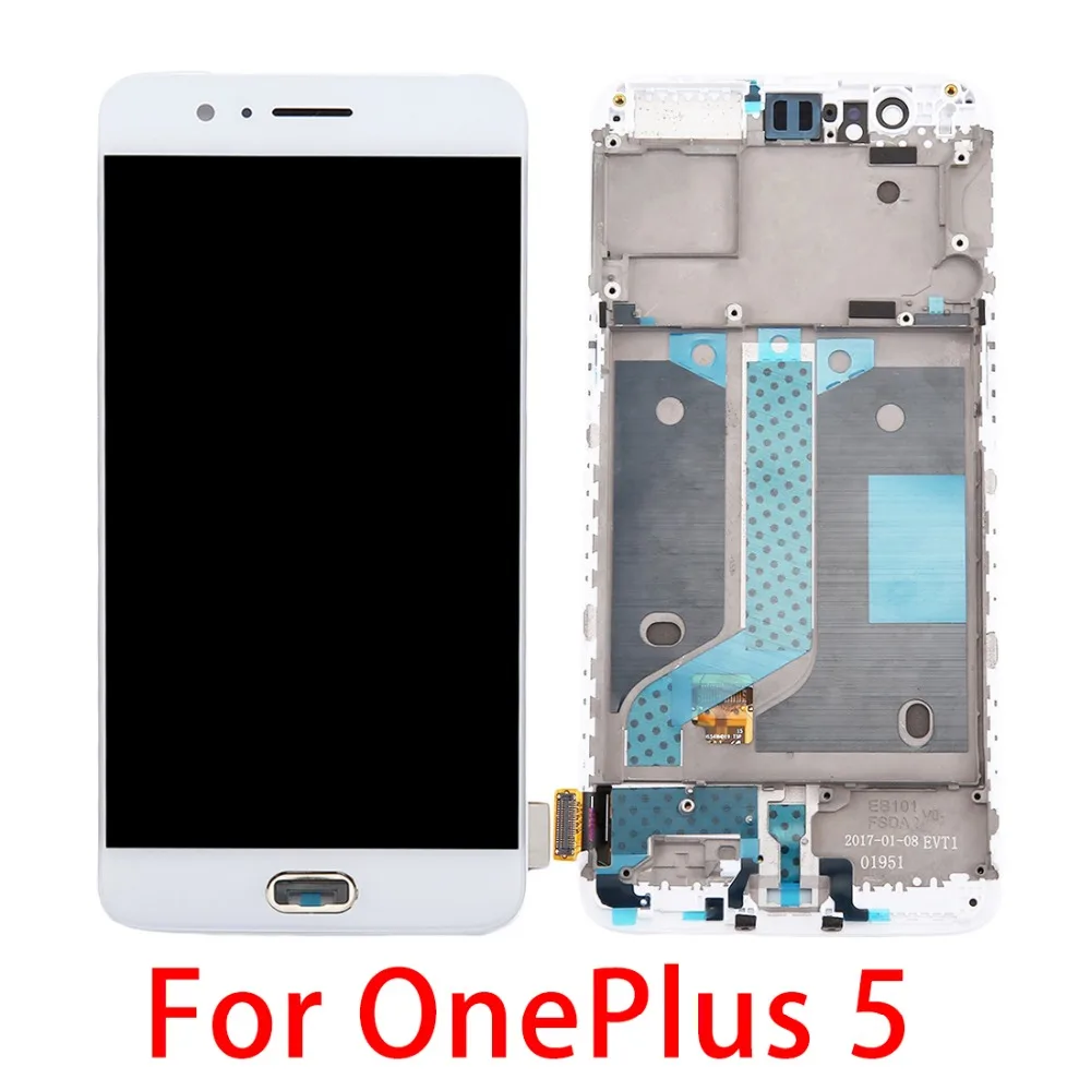

5.5" for OnePlus 5 LCD Screen and Digitizer Full Assembly with Frame