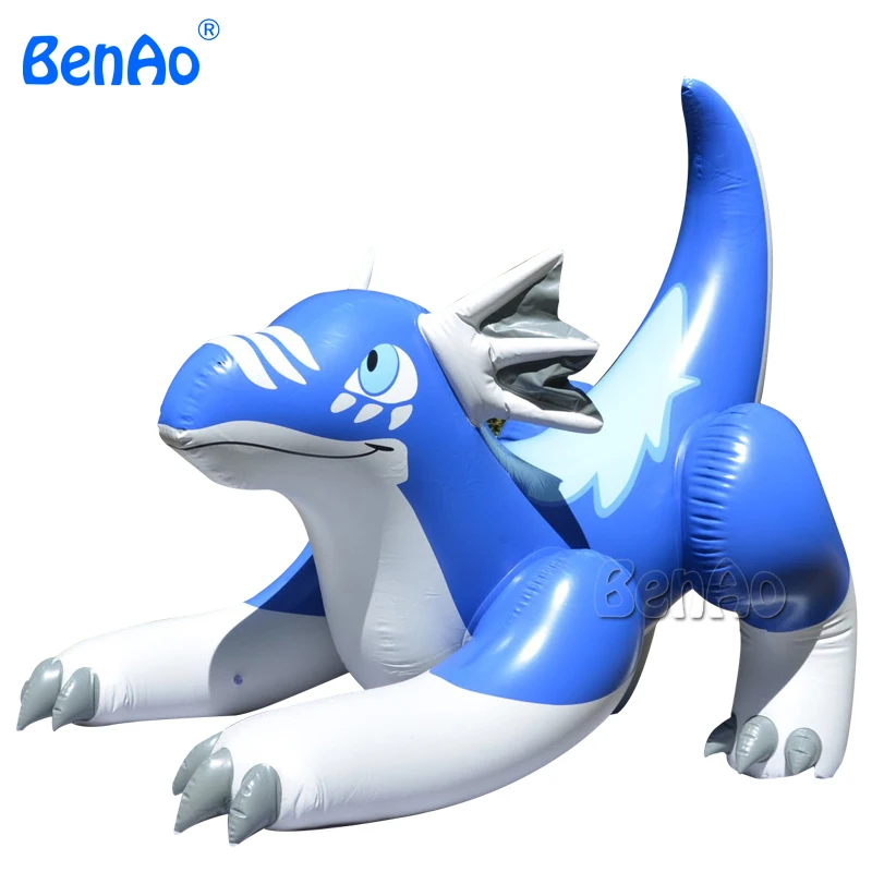 AC324 лучший ПВХ синий надувной Драго, BenAo надувные Мультяшные игрушки, езда синий надувной Аарон Дракон животное бассейн игрушка