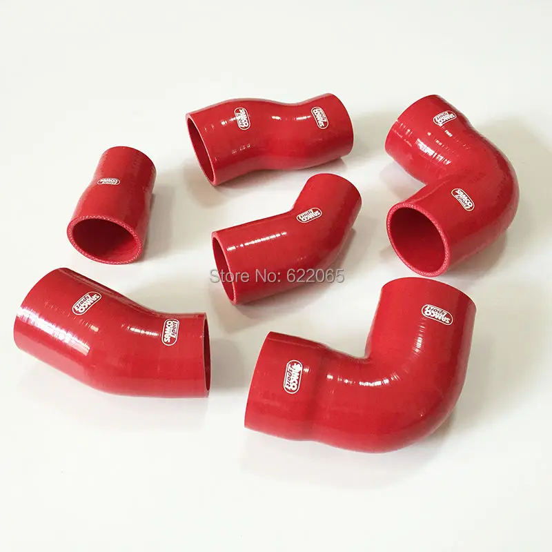 

Hot Sell Turbo charger parts Charge Silcone Hose Kits For AUDI C5 RS6 4.2L V8 2004 in color Red air intake