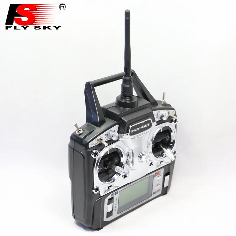 

Flysky FS-T6 Radio Control 2.4G 6 Channel Transmitter+Receiver for RC Helicopter