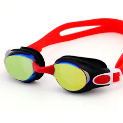 HD близорукие/близорукость плавание очки УФ-Защита Регулируемый плавательные очки гальванические водостойкий ПК очки для плавания