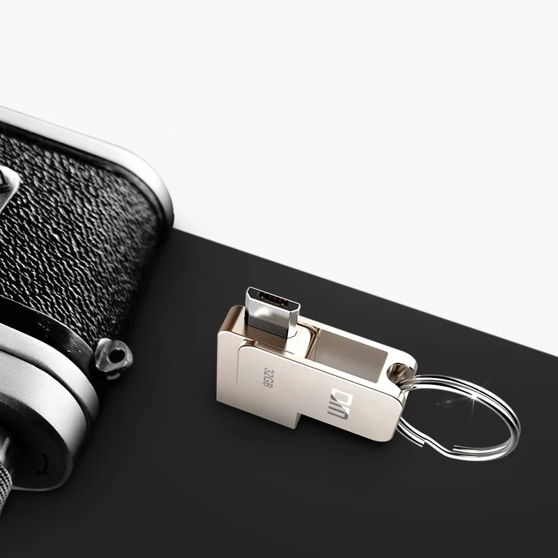 Бесплатная доставка DM PD020 8GB 16GB 32GB USB2.0 с двойным разъемом для OTG смартфона и