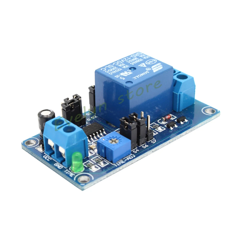 Dc 5v 9v 12v Delay Relay Turn On Turn Off Switch Module