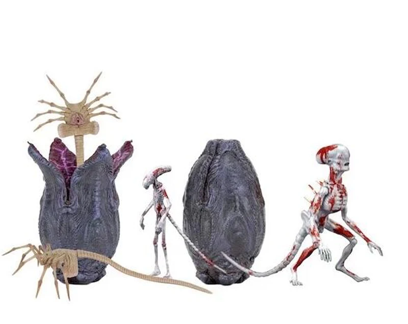 Aliens vs Predator Alien 2 Creature Pack PVC Action Figure Collectible Model Toy  (3)