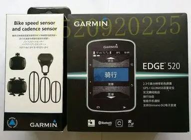 Garmin Edge 520 велосипедный компьютер gps с поддержкой крепления дорога/MTB велосипеда руль Garmin 200 510 810 темпа скорости, Сенсор - Цвет: 520 Speed Cadence