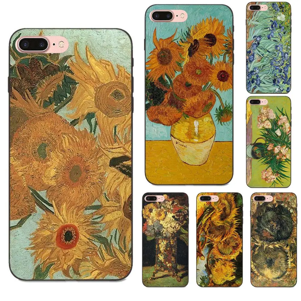 

TPU Luxury For Galaxy C5 C7 J1 J2 J3 J330 J5 J6 J7 J730 2017 Ace Core Duo Max Mini Plus Prime Pro Retro Van Gogh Flower