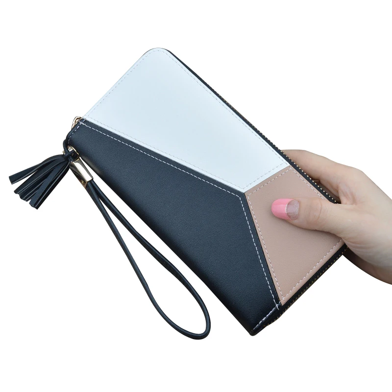 

Leather Women Wallet Female Long Clutch Wallet Large Capacity Wallets Female Purse Lady Purses Phone Pocket Card Holder Carteras
