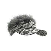 Персонализированные Теплые Волосы кепки Смешные солнцезащитный козырек мужские шапки Открытый мужские волосы парик падения волос Прохладный Подарки