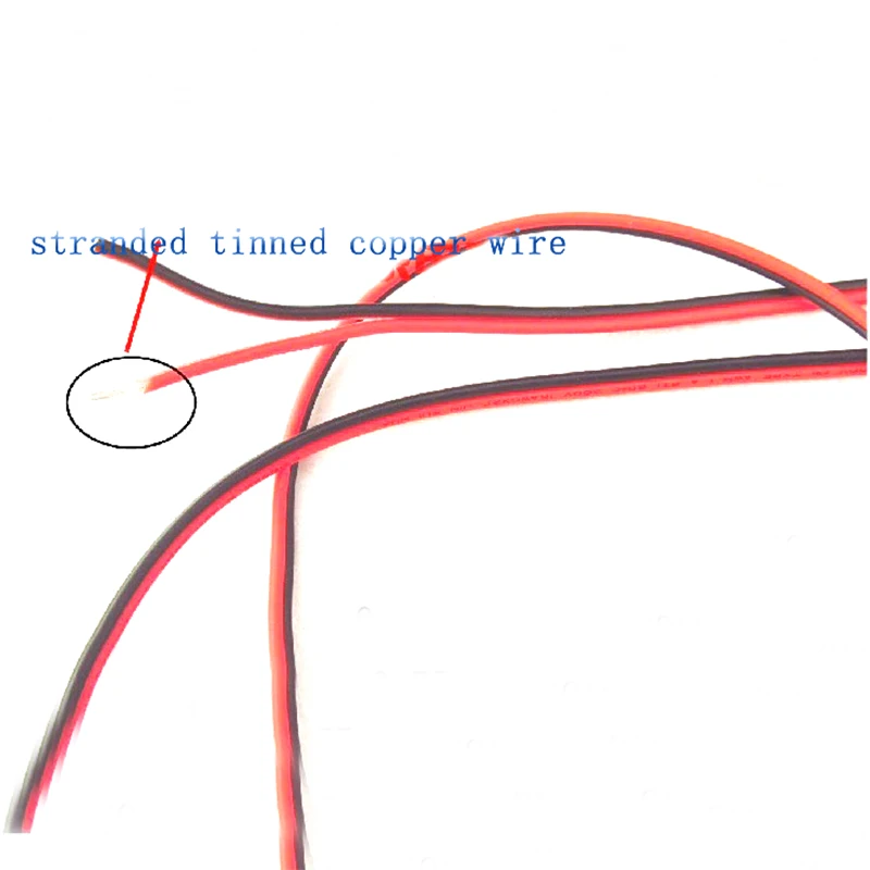 10 метров 18/20/22/24/26 Калибр AWG электрические провода Луженая Медь ПВХ изоляцией расширение для светодиодов ленточный кабель красные, черные провода