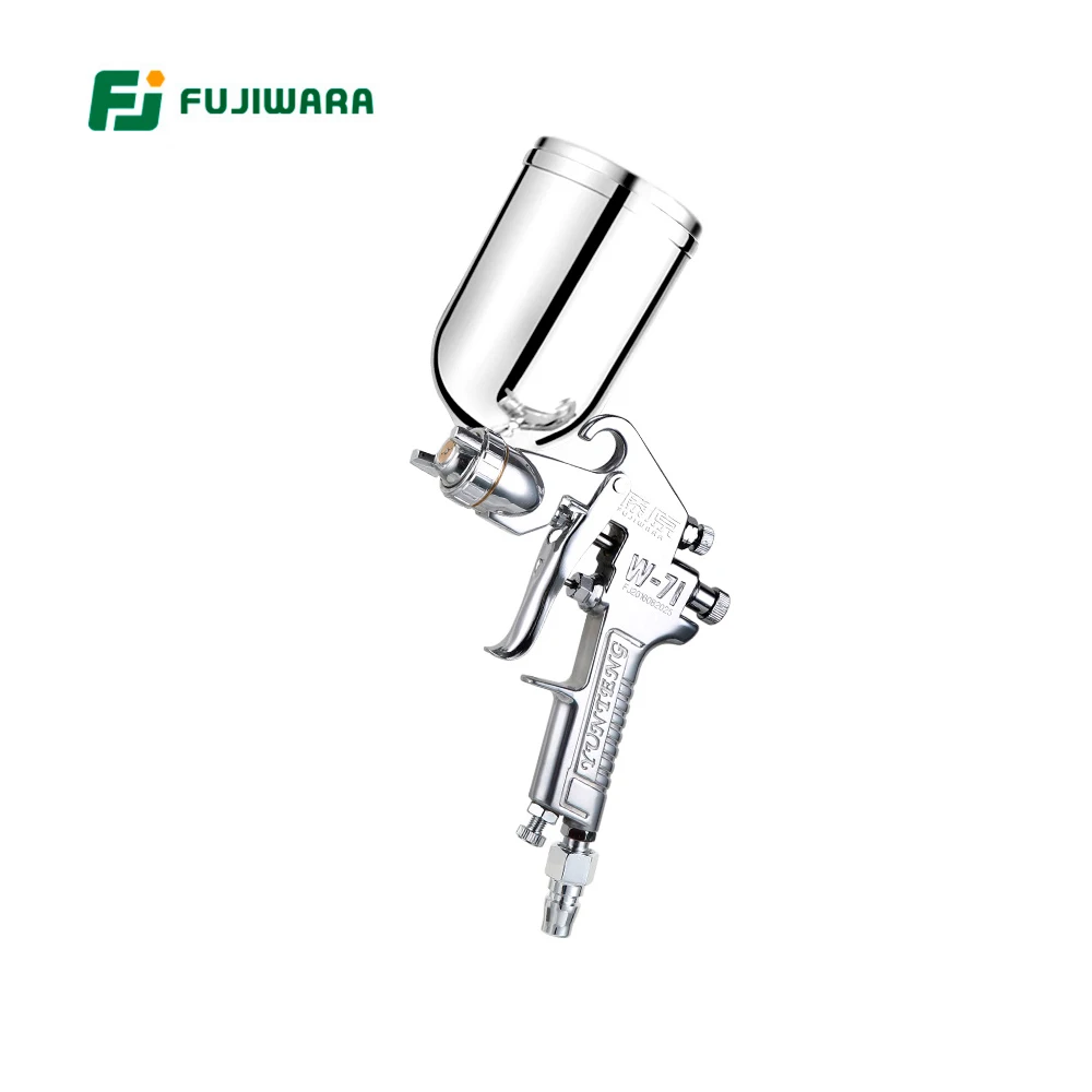 FUJIWARA W-71G Professional Lacquer gun Pneumatic Varnish Spray Gun Highly Atomized Furniture, Wooden Furniture Automobile