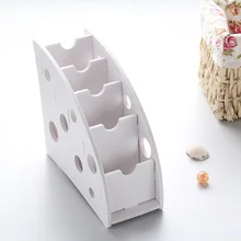  Remote Control Mobile Phone Storage Holder Organizer Storage Box Desktop Pen Storage Rack Receptacle Plastic Holder Shelves 