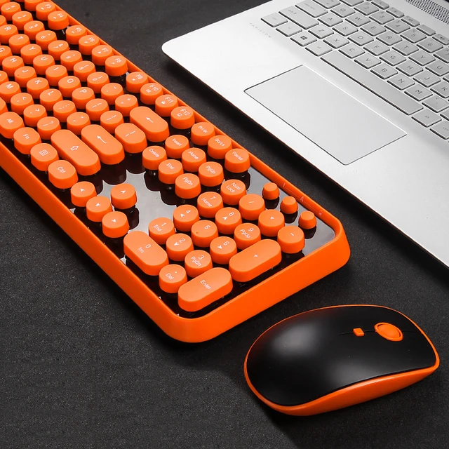 Gaming Backlit Mechanical Retro Punk Style Circle Round Key Cap