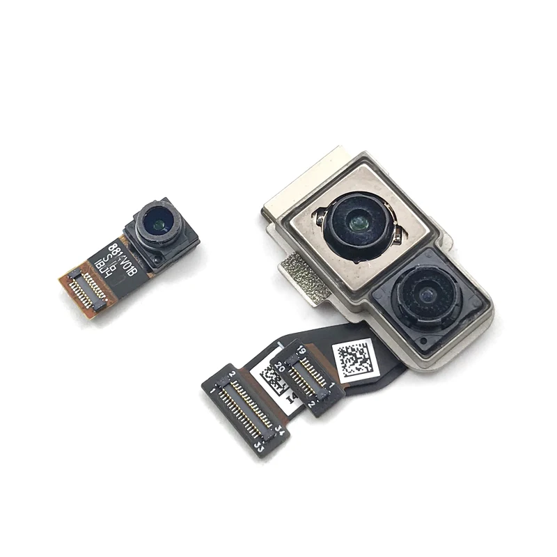 

New Front Back Camera Compatible For Zenfone 5 2018 Gamme ZE620KL Back Camera With Flex + Front Camera With Flex Cable