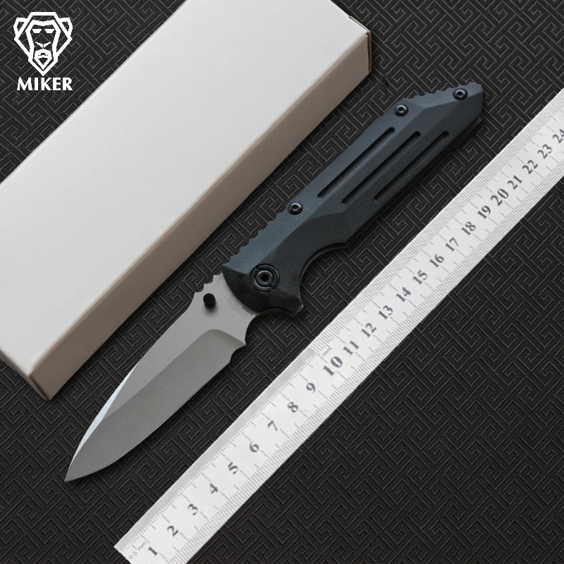 

MIKER SMF Folding Knife Copper gaskets S35VN blade G10 Titanium handle outdoor gear tactical camp hunt knives EDC tools