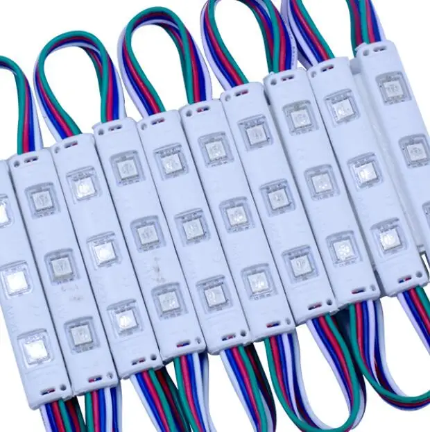 

RGB 5050 SMD 3LED Modules Waterproof IP67 DC 12V Light rgb Sign Led Backlights For 7515 Advertising Luminous character