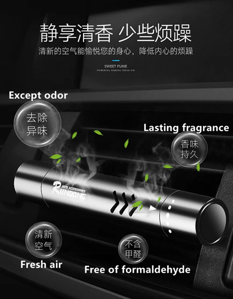 

Car Air Conditioning Air Outlet Fragrance Eliminate odor Freshener FOR peugeot 3008 opel corsa kia picanto tiguan hyundai creta