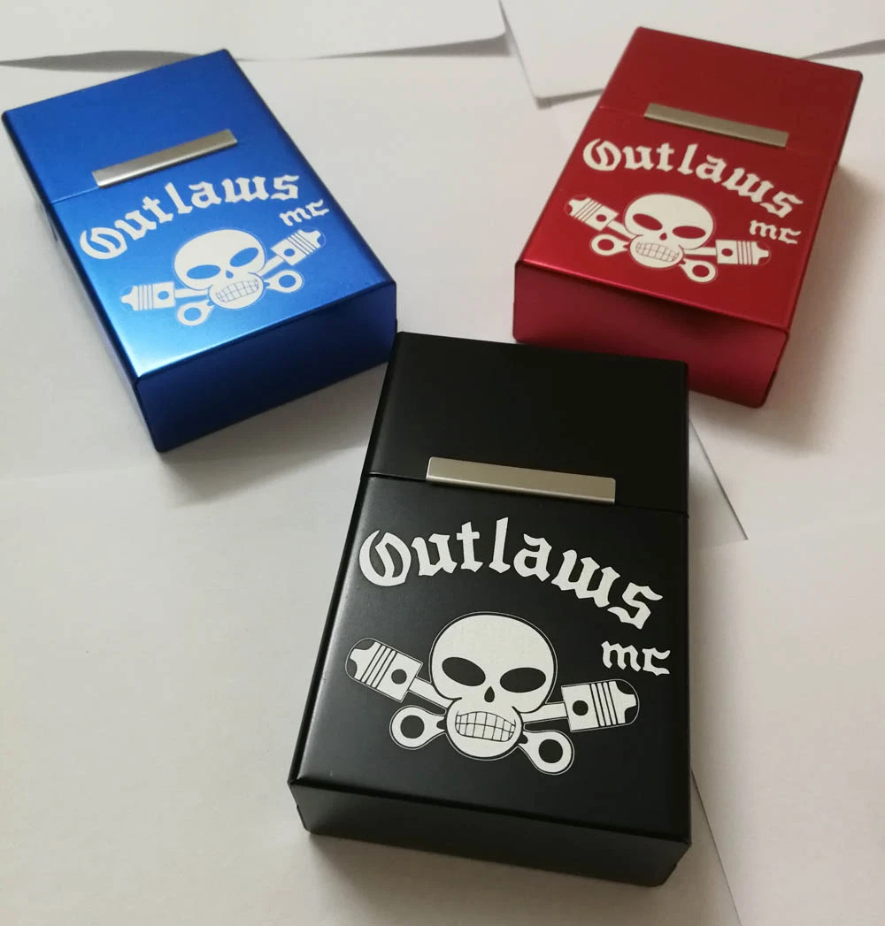 Leia krave fødselsdag Motorcycle Biker Cigarette Case | Outlaw Cigarette Box | Cigarette Case  20pcs - New - Aliexpress