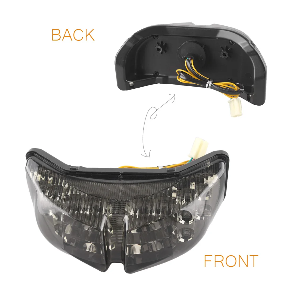 

Integrated LED Rear Tail Light Turn Signals Indicator Blinker Lamp For YAMAHA FZ1 FZ8 2006-2012 Smoke Motorcycle Spare Parts