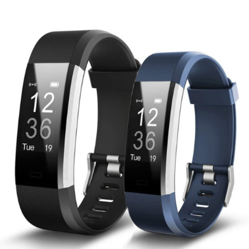 Id115 Фитнес трекер Smartwatch Браслет счетчик шагов монитор активности группа вибрации