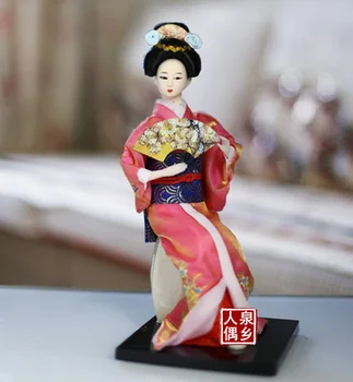 

Japanese puppet sitting geisha Japanese ornaments and doll's ornaments, home furnishings, crafts, statue home decoration wedding