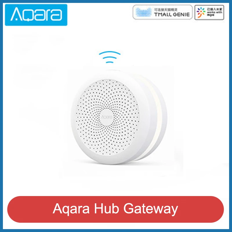 Mijia Aqara Hub Gateway со светодиодным ночным светильник Smart work с для Apple Homekit International Edition Gateway