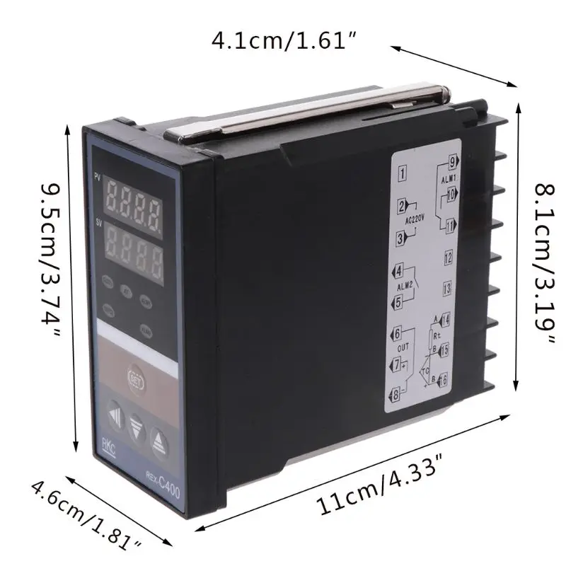 OOTDTY PID цифровой регулятор температуры RKC REX-C400 Универсальный Вход реле SSR выход для автоматической упаковочной машины термостат