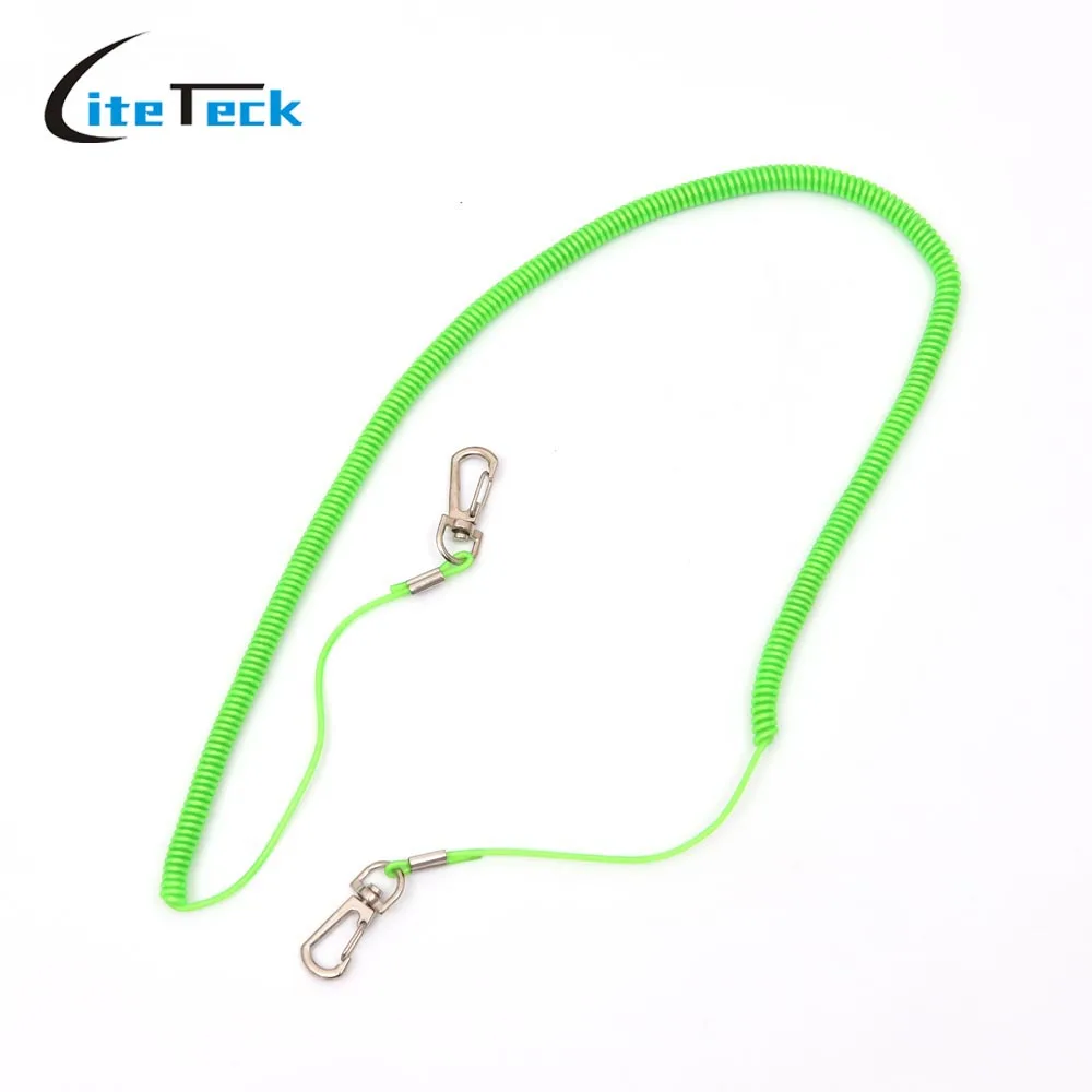 

1PCS Fish Missed Rope 5m 2 Colors Coiled Fish Pole Rod Protector Elastic Plastic Rope Line Fishing Tackle Tools