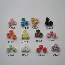 CF4 3D 30 шт./пакет ручной работы Керамика 7 мм 12 Цветов цветок Форма нейл-арта украшения вид