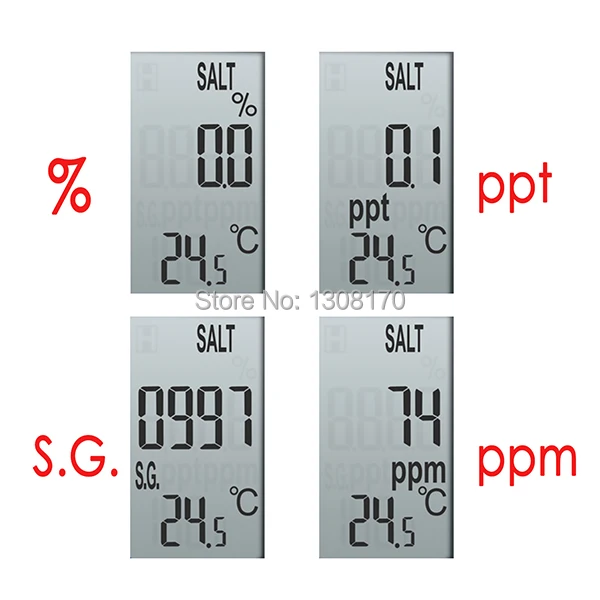 Соленость и Temp метр ручка Тип соль тестер качества воды УВД NaCl 3-в-1 проверки для морской аквариум Пруд Еда бассейн Пособия по кулинарии