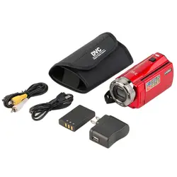 Портативная видеокамера 720P HD 16MP 16x Zoom 2,7 ''tft ЖК Цифровая видеокамера камера DV DVR Черный Красный