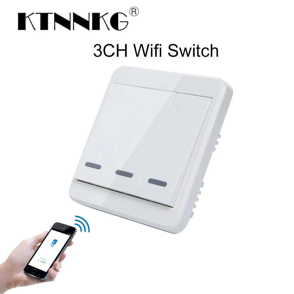 Настенный выключатель стандарт Великобритании 3 Gang Wi Fi AC 110 В 220 тип 86 нижняя