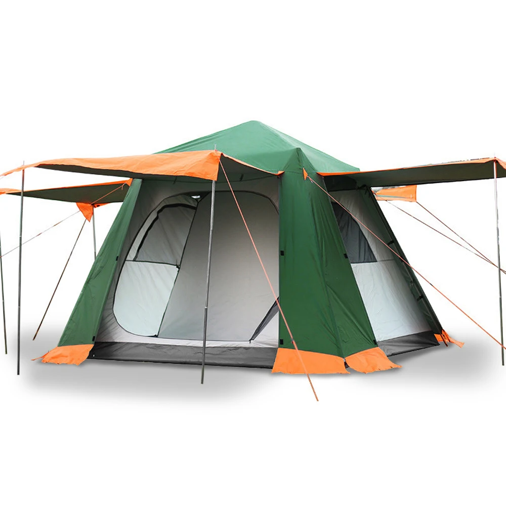 

3-4 People Climbing Tent Outdoor Travel Backpack Tent Ultra Light Automatic Tent Double Waterproof Sunscreen Tent