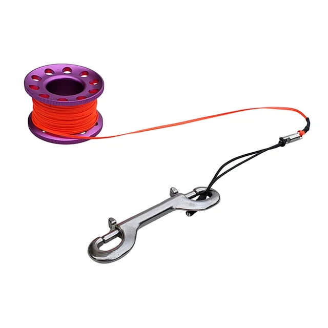 Aluminiumlegierung Sporttauchen Finger Dive Reel Schnorcheln Guide Line