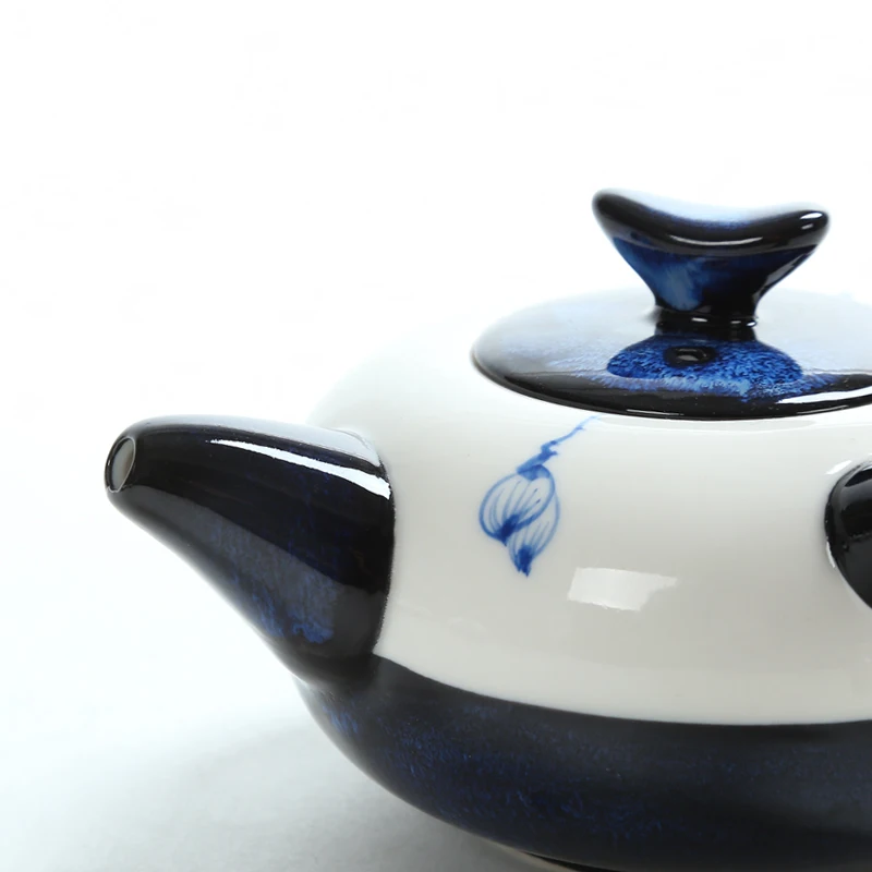 Фарфоровый чайник ручной росписи 245 мл|kung fu tea set|tea setporcelain teapot |