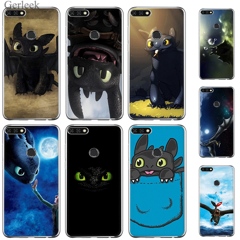 

Cover Case Phone Toothless Train Your Dragon For Huawei Honor 6A 7 7C 7X 8 8X 9 10 Lite Play Pro Protection