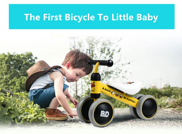 HTB1kTt3mjihSKJjy0Ffq6zGzFXaV New brand children's bicycle balance scooter walker infant 1-3years Tricycle for driving bike gift for newborn Baby buggy